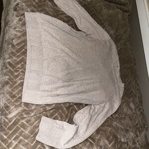 H&M Light Gray Crew Neck Sweater